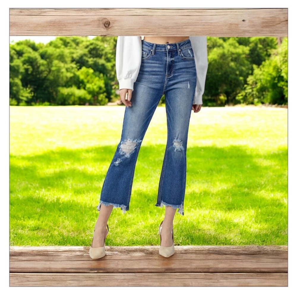 Mother The Looker Ankle Fray Distressed Jean -EUC Sz 27- Girl Crush 😻​​